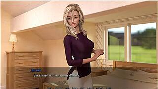 This beautiful blonde babe is dying to get fucked in the game!