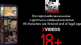 little whore suckin big cock, um, 3d hentai animation