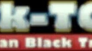 black-tgirls beauty strokes cock in kitchen