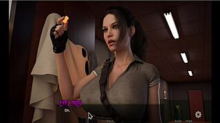 Was She Dressed As BDSM Tomb Raider?