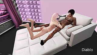 Animated sex game with Diablo files themes