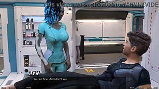 3D animated game with a sexy, curvaceous woman who wants to have sex with an astronaut
