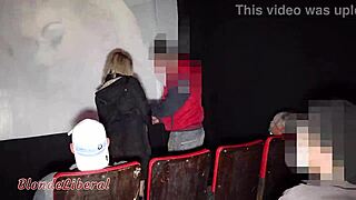 My First Time Doing Gangbang In A Porn Cinema Part 1-2 With Several Men Cumming In My Mouth