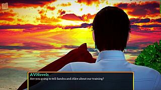 In My New Family 324, the outdoor fucking with monster cocks happens in the game.