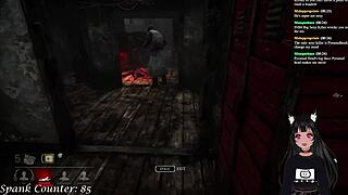 watch vtuber lewdneko get spanked while playing dbd part 2