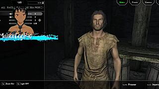 Skyrim messing around with sex mods and having sex in different positions
