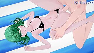 Tatsumaki And Captain Mizuki Have Intense Hentai Sex With Creampie