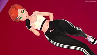 Hot Gwen Tennyson craves big cock at love hotel uncensored!