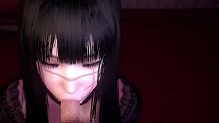 Chainsaw Man bound tight in 3D hentai