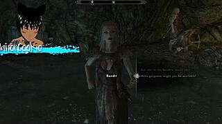 3D animated Skyrim porn with big tits and ass fucking