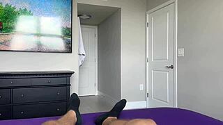 Curious Teen Raeley Love Rides Scott Stark's Cock In Household Fantasy Creampie