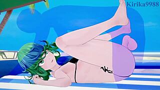 Tatsumaki And Captain Mizuki Have Intense Hentai Sex With Creampie