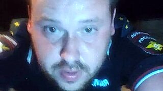 Full Video Rough Fuck of a Policeman's Anal Hole with Vodka Bottle