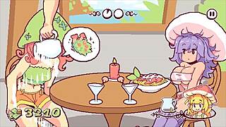 Wow! Futanari Cheffe Takes Huge Cock in Ass! Futa Hentai Game Ep 5 Rocks!