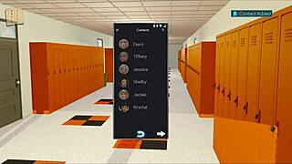 ripples 7: sexy mature woman in outfit shows boobs in 3d cartoon game