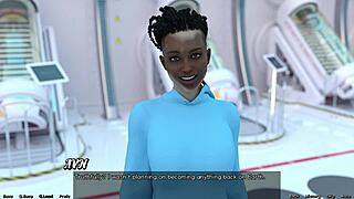 red haired step sister stranded in space shower scene