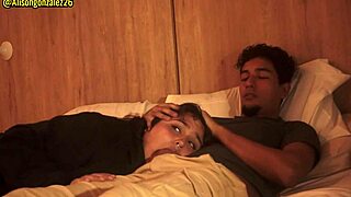 watching a movie with my stepbro and accidently swallowed his dick, almost got caught