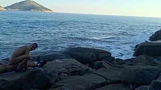 Wild beach orgy with bareback anal and lots of cum!