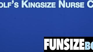 hey, hunk sandwiched bareback between monster cock and cute twink in hospital exam