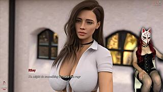 sexy college student strips naked in steps of debauchery 38.