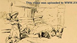 Discover vintage erotic drawings from antique collections