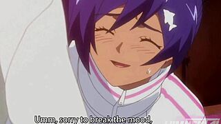 Sensei, your big cock doesn't fit in my tight pussy - hentai uncensored