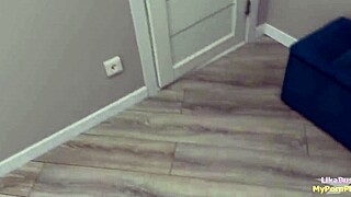 my stepsister cleans up then gets roughly fucked