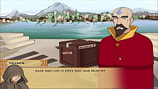 Four Elements Trainer Book 4 Love Part 42 - Experienced Pussy in Anime Hentai Cartoon Game with Double Vaginal Action