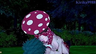 Kinoko Komori, Mei Hatsume, Izuku Midoriya in Wild Hentai Sex