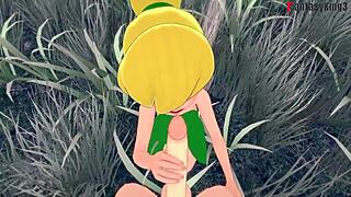 Tinker Bell grown up, so I bang her while another fairy watches!
