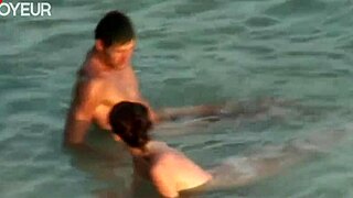 beach voyeur babe wanted to swallow, got body cum instead