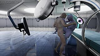 Intense Blowjob With Alien Monster!