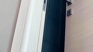 Latina hottie masturbates while cleaning the house in just her panties.