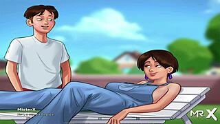 Summertime Saga, wanna do yoga with me every day?