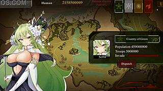 Barbarian king creampies tight pussy in hentai game ep 2 action.