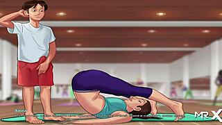 Summertime Saga, wanna do yoga with me every day?