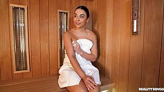 Can you handle a quick sauna pounding like this?