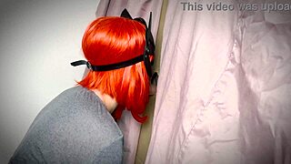 Ginger Girl Discovers Wild Gloryhole for Teasing Fun?