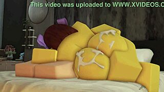 Noob slut in a bikini gets pounded by a femboy in wild action.