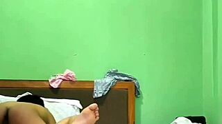 Hot Indian couple’s passionate hotel room sex session