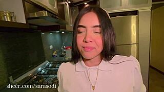 I slam my stepsister in her student uniform with raw intensity.