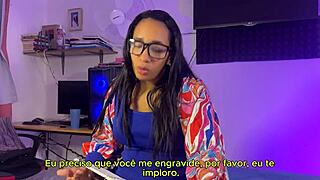 Stepmom with big tits wants to get pregnant and seduces stepson to fill her pussy