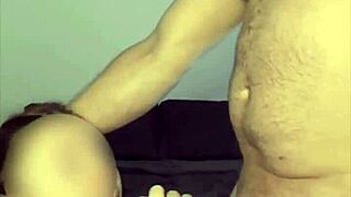 Neighbor Girl Rides Daddy Hard in Wet Cowgirl Action!