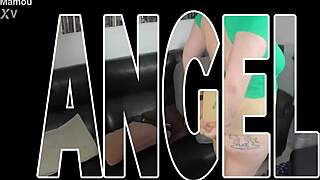 Yo, watch Angel strip and show off her massive tits in ep 1!