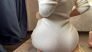 christmas dildo play for steamy anal fun.