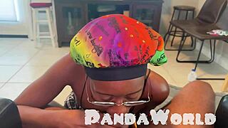 Ghetto Ebony Whore Submits To Big Black Cock Worship