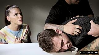 Squirter Babe Fucked by Border Patrol and BF - Adriana Chechik Chad White Tommy Pistol