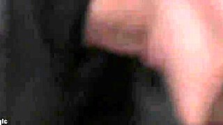 slave performs deep throat and ass in public