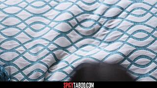 Interracial Couple and Babysitter Dive into Wild Threesome Action