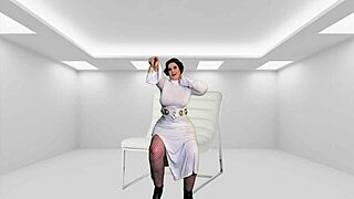 Granny Princess Leia as Darth Vader Creampies Darth Tochter in Cosplay